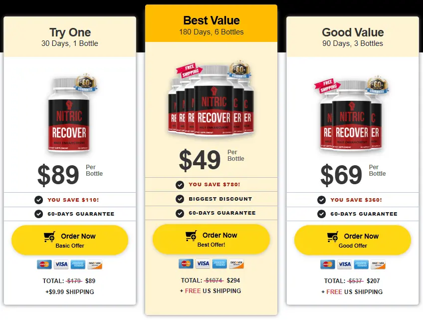 nitric recover price